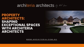 property architects shaping exceptional spaces
