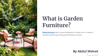 Multiwood Garden Furniture: Where Comfort Meets Elegance