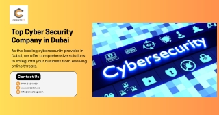 Top Cyber Security Company in Dubai | Create IT