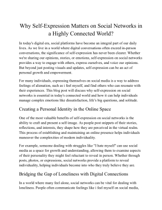 How to Discover the Ideal Social Platform for Complete Self-Expression?