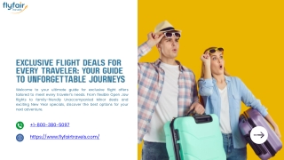 Exclusive Flight Deals for Every Traveler Unforgettable Journeys Await