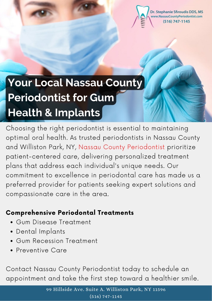 your local nassau county periodontist