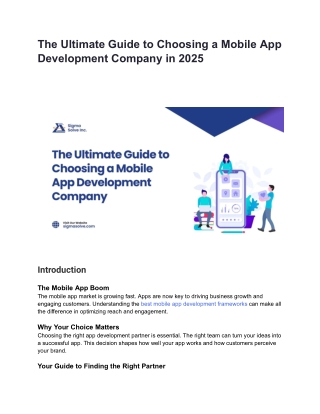 the ultimate guide to choosing a mobile