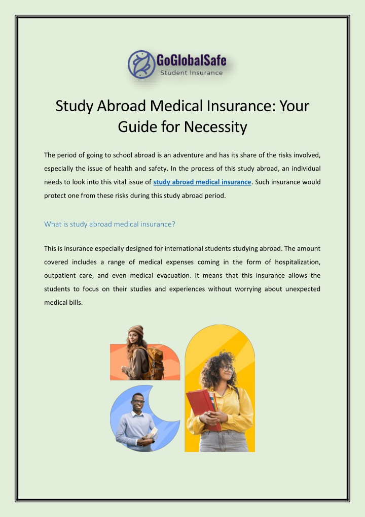 study abroad medical insurance your guide