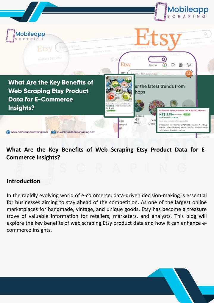 how does scraping wayfair app product data drive