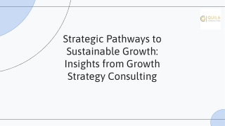 strategic pathways to sustainable growth insights