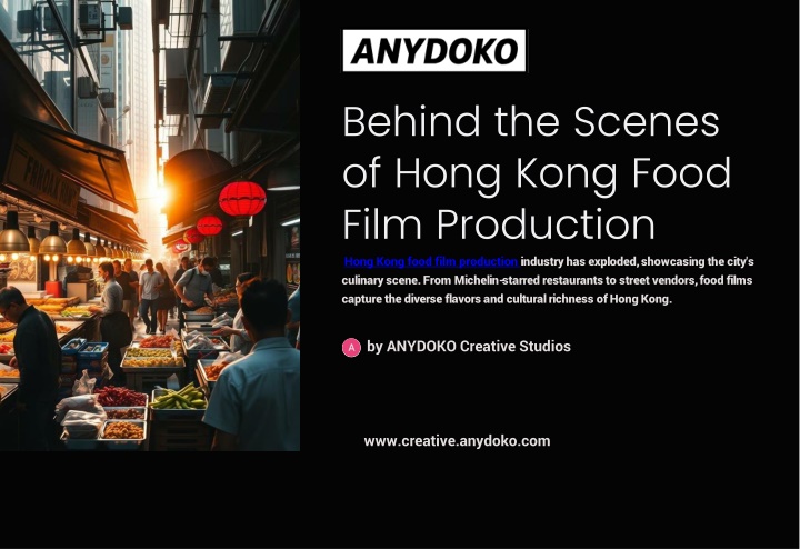 behind the scenes of hong kong food film