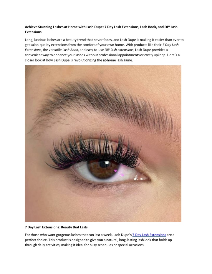 achieve stunning lashes at home with lash dupe