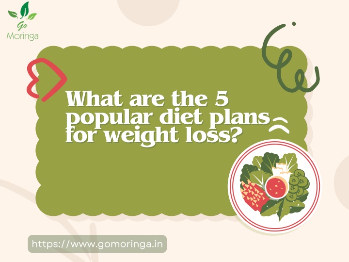 what are the 5 what are the 5 popular diet plans