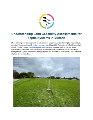 understanding land capability assessments