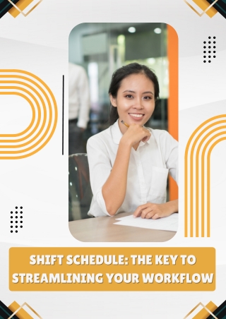 Shift Schedule The Key to Streamlining Your Workflow