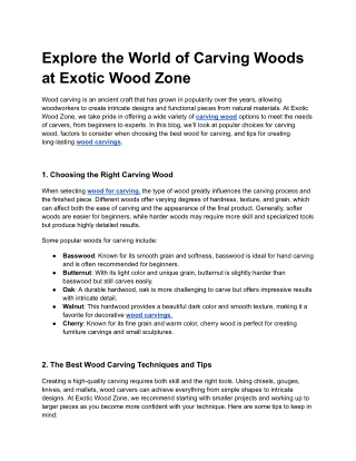 bass wood