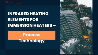 infrared heating elements for immersion heaters