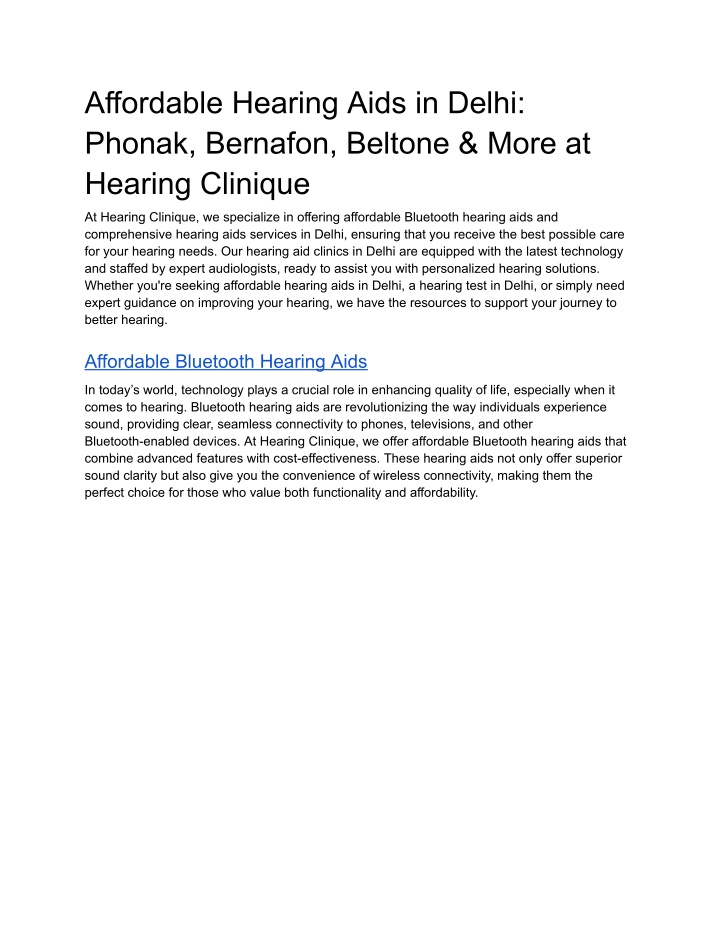 affordable hearing aids in delhi phonak bernafon