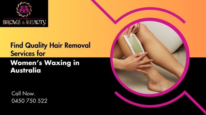 find quality hair removal services for women