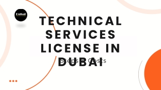 Technical Services License in Dubai - Steps and Costs