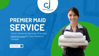 Premier maid services in canada