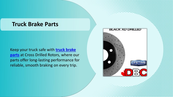 truck brake parts