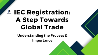 iec registration a step towards global trade