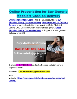 online prescription for buy generic modalert cash