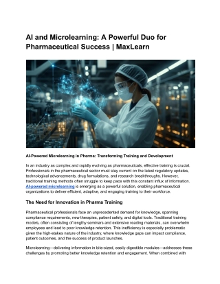 ai and microlearning a powerful