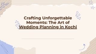 wedding planners in kochi