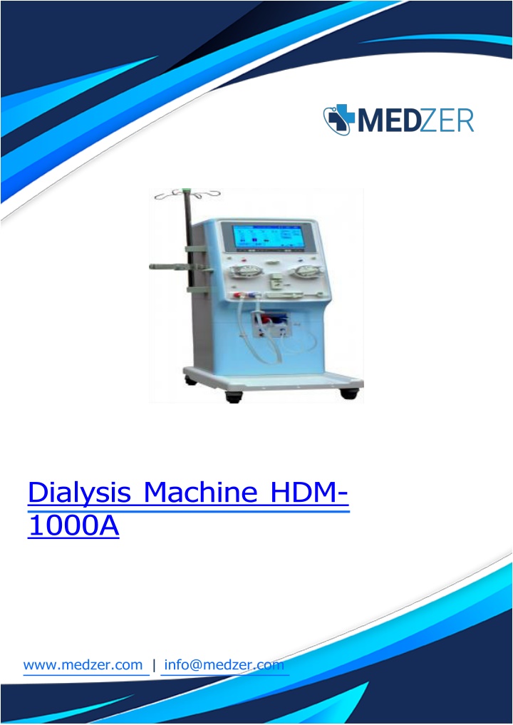 dialysis machine hdm 1000a