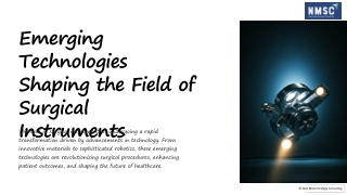 emerging technologies shaping the field
