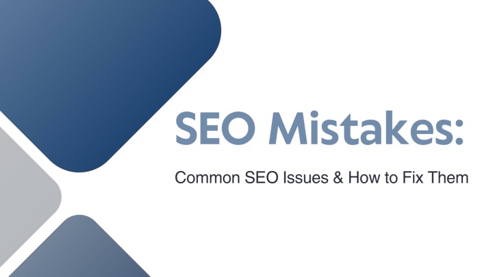 seo mistakes