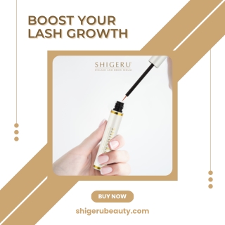 Boost your lash growth | Shigeru Eyelash and Brow Serum