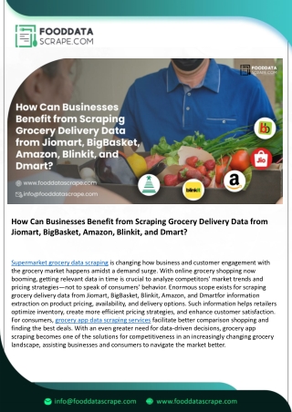 how can businesses benefit from scraping grocery