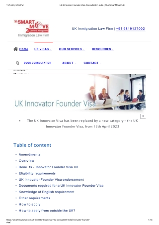 UK Innovator Founder Visa Consultant in India _ The SmartMove2UK