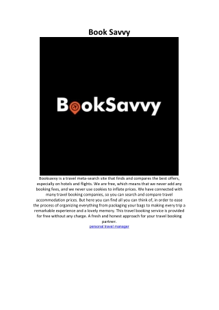 book savvy