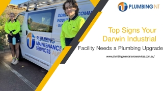 Top Signs Your Darwin Industrial Facility Needs a Plumbing Upgrade