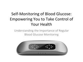 Self_Monitoring_of_Blood_Glucose_Presentation EYVA INDIA