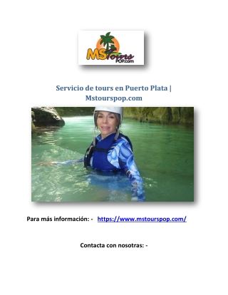 Servicio de tours en Puerto Plata