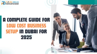 A Complete Guide for Low Cost Business Setup in Dubai for 2025