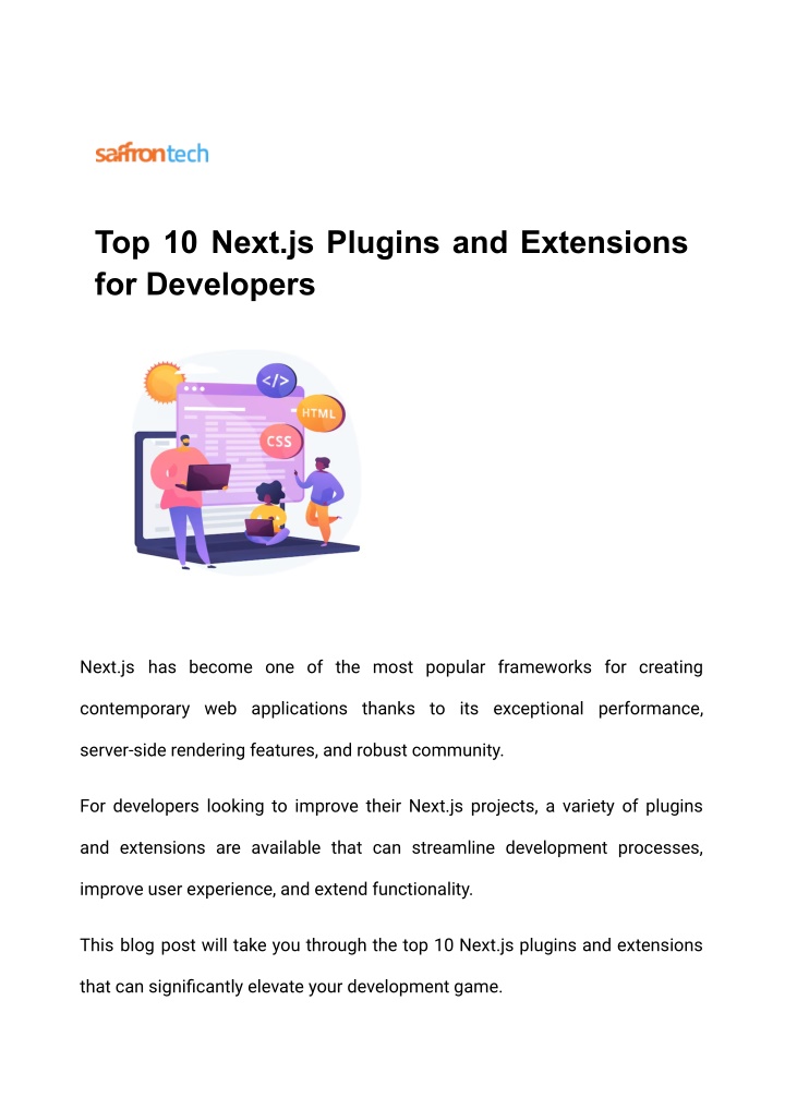 top 10 next js plugins and extensions