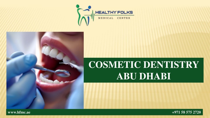 cosmetic dentistry abu dhabi