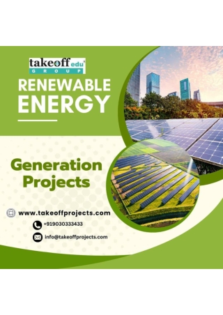 Renewable Energy Generation Projects