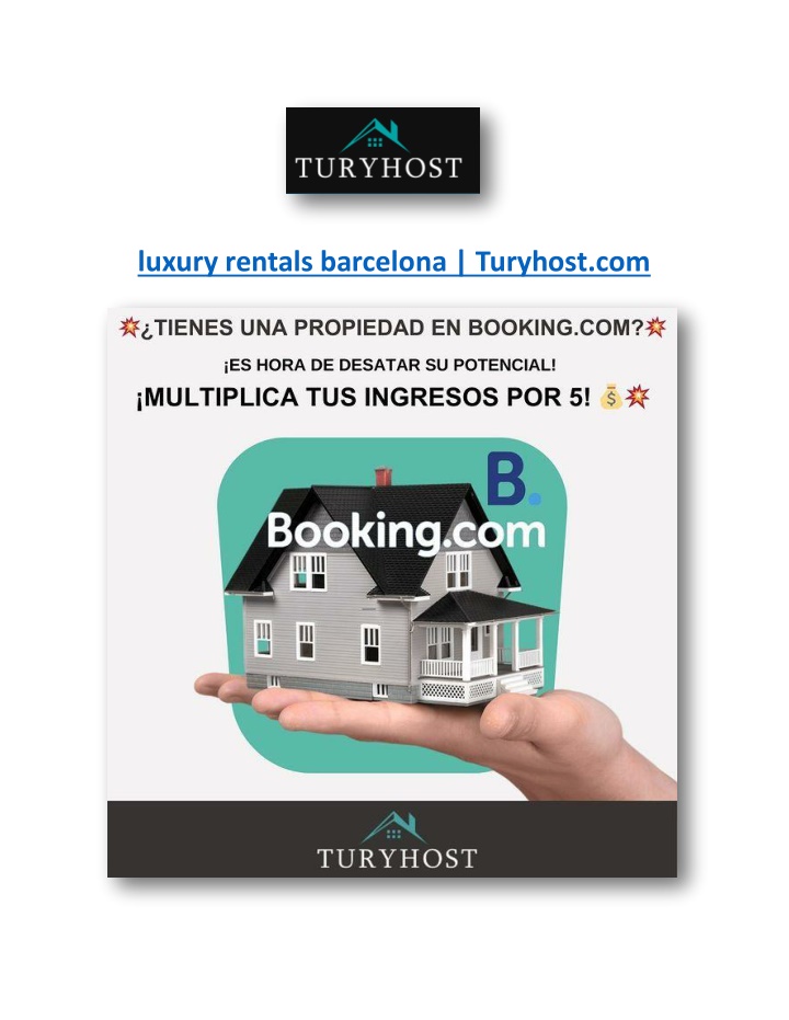 luxury rentals barcelona turyhost com