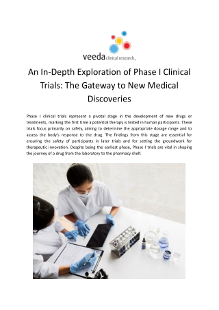 Phase I Clinical Trial