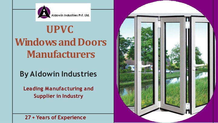 upvc w i n d o w s a n d d oo r s manufacturers