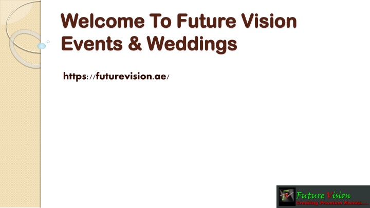 welcome to future vision events weddings