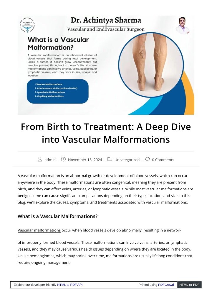 from birth to treatment a deep dive into vascular