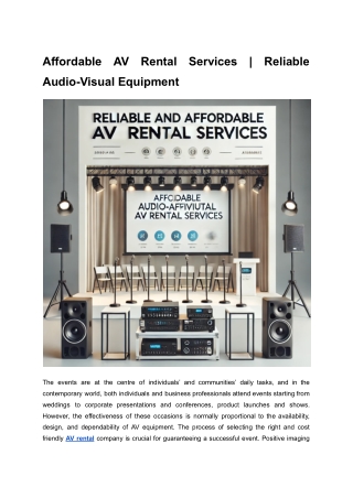 Affordable AV Rental Services _ Reliable Audio-Visual Equipment (1)