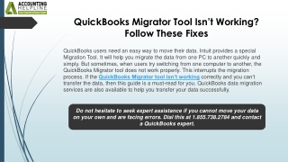 quickbooks migrator tool isn t working follow these fixes