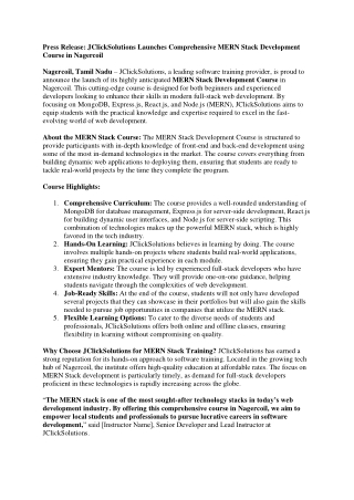 press release jclicksolutions launches