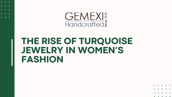 the rise of turquoise jewelry in women s fashion