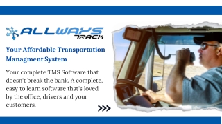 SaaS for Logistics Companies – All Ways Track